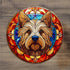 Cairn Terrier Glass Suncatcher Worktop Saver